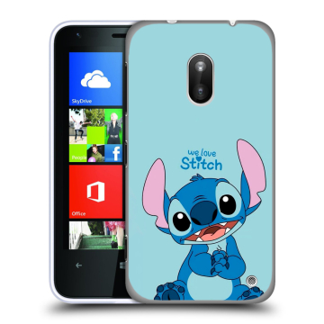 Пластиковый чехол на Nokia Lumia 620 с принтом Лило и Стич Пластиковый чехол на Nokia Lumia 620 с принтом Лило и Стич