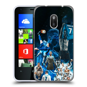 Пластиковый чехол на Nokia Lumia 620 с принтом Реал Роналдо Пластиковый чехол на Nokia Lumia 620 с принтом Реал Роналдо