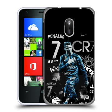 Пластиковый чехол на Nokia Lumia 620 с принтом Реал Роналдо Пластиковый чехол на Nokia Lumia 620 с принтом Реал Роналдо