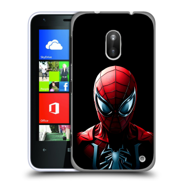 Пластиковый чехол на Nokia Lumia 620 с принтом Spiderman Человек паук Пластиковый чехол на Nokia Lumia 620 с принтом Spiderman Человек паук