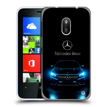 Пластиковый чехол на Nokia Lumia 620 с принтом Mercedes Мерседес Пластиковый чехол на Nokia Lumia 620 с принтом Mercedes Мерседес