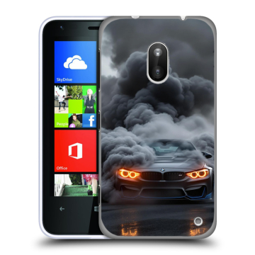 Пластиковый чехол на Nokia Lumia 620 с принтом BMW БМВ Пластиковый чехол на Nokia Lumia 620 с принтом BMW БМВ