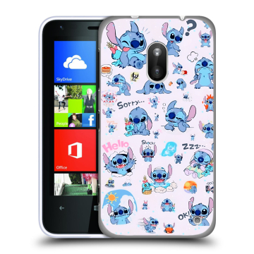 Пластиковый чехол на Nokia Lumia 620 с принтом Лило и Стич Пластиковый чехол на Nokia Lumia 620 с принтом Лило и Стич
