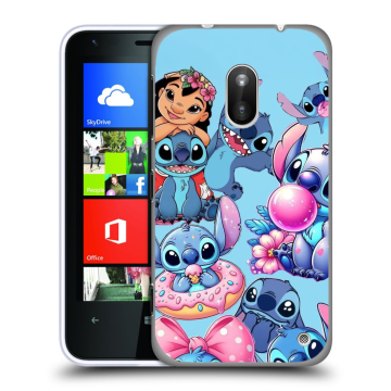 Пластиковый чехол на Nokia Lumia 620 с принтом Лило и Стич Пластиковый чехол на Nokia Lumia 620 с принтом Лило и Стич