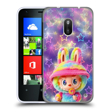 Пластиковый чехол на Nokia Lumia 620 с принтом Labubu Лабубу