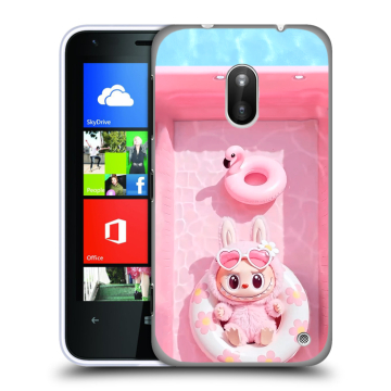 Пластиковый чехол на Nokia Lumia 620 с принтом Labubu Лабубу