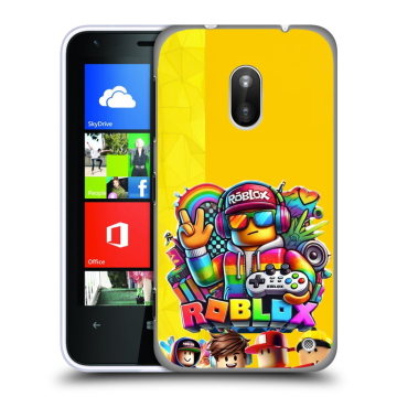 Пластиковый чехол на Nokia Lumia 620 с принтом Roblox Роблокс
