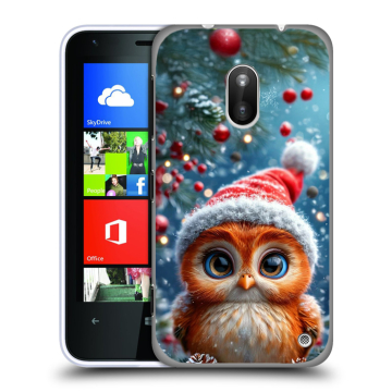 Пластиковый чехол на Nokia Lumia 620 с принтом Новый год