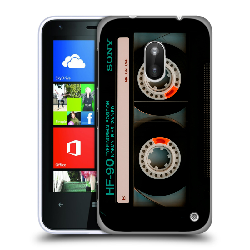 Пластиковый чехол на Nokia Lumia 620 с принтом Кассета Пластиковый чехол на Nokia Lumia 620 с принтом Кассета