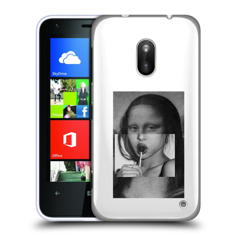 Пластиковый чехол на Nokia Lumia 620 с принтом Мона Лиза Пластиковый чехол на Nokia Lumia 620 с принтом Мона Лиза