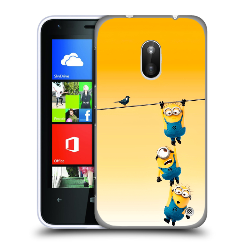 Пластиковый чехол на Nokia Lumia 620 с принтом Миньоны Пластиковый чехол на Nokia Lumia 620 с принтом Миньоны