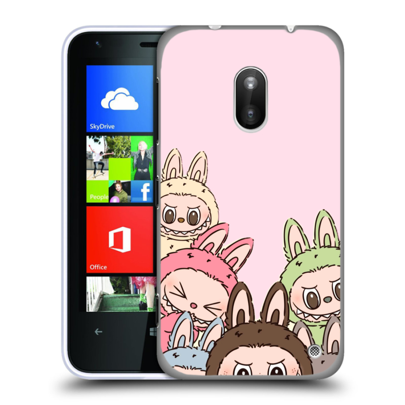 Пластиковый чехол на Nokia Lumia 620 с принтом Лабубу Пластиковый чехол на Nokia Lumia 620 с принтом Лабубу