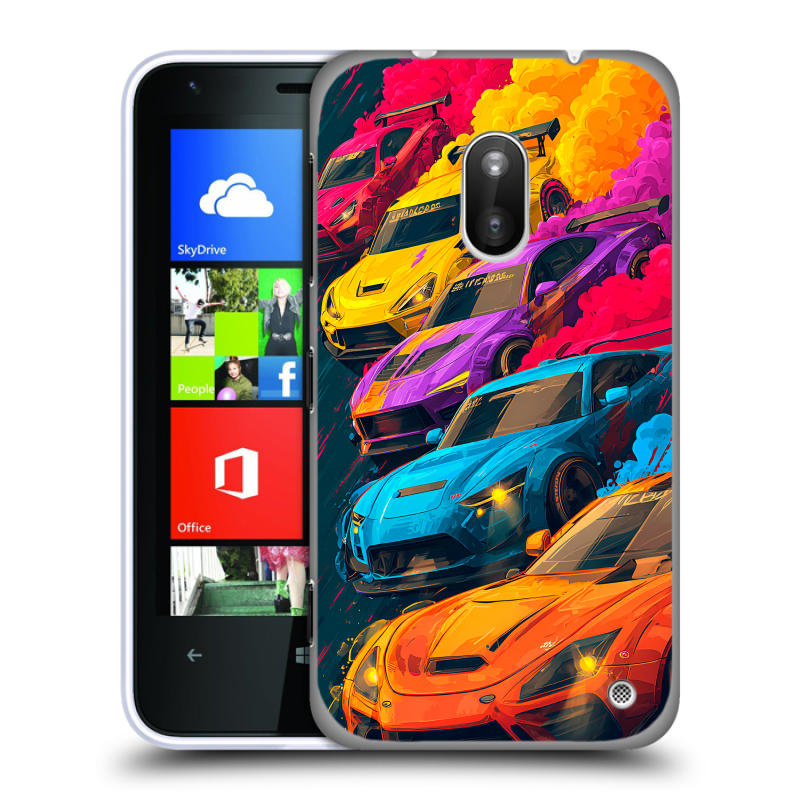 Пластиковый чехол на Nokia Lumia 620 с принтом Тачки Пластиковый чехол на Nokia Lumia 620 с принтом Тачки