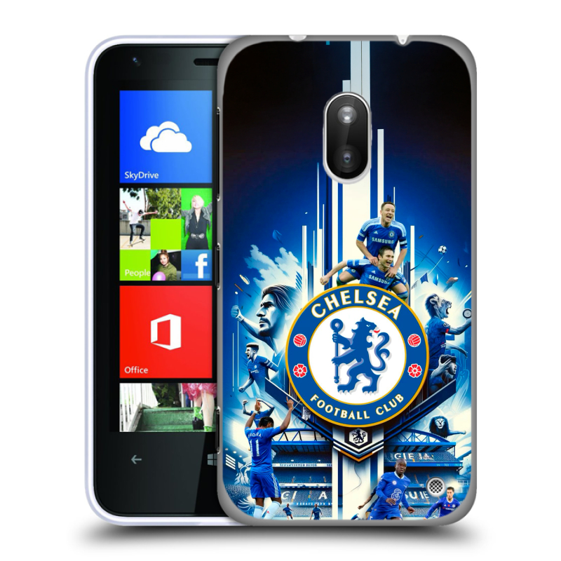 Пластиковый чехол на Nokia Lumia 620 с принтом Chelsea Челси Пластиковый чехол на Nokia Lumia 620 с принтом Chelsea Челси