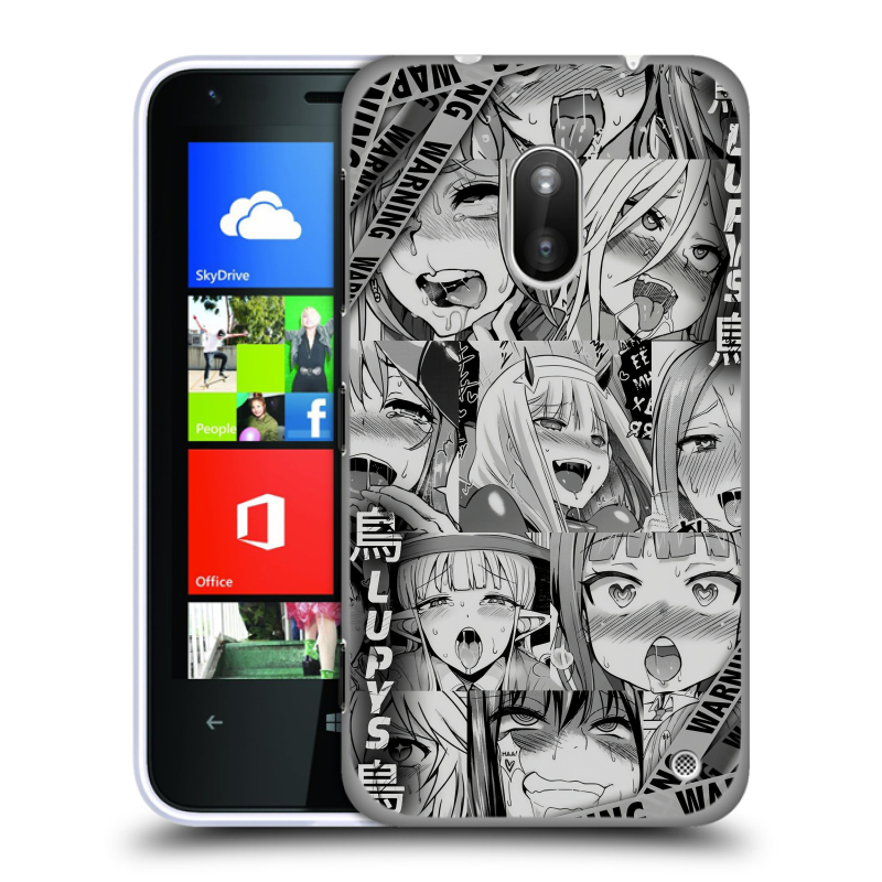 Пластиковый чехол на Nokia Lumia 620 с принтом Ahegao Ахегао Аниме Пластиковый чехол на Nokia Lumia 620 с принтом Ahegao Ахегао Аниме