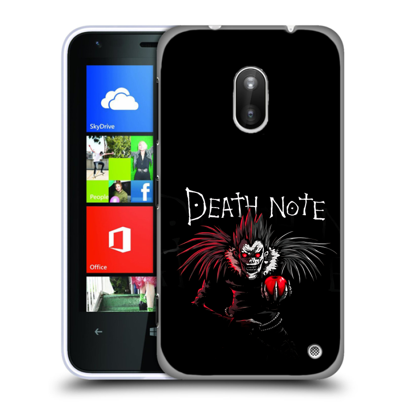 Пластиковый чехол на Nokia Lumia 620 с принтом Death note Тетрадь смерти Пластиковый чехол на Nokia Lumia 620 с принтом Death note Тетрадь смерти
