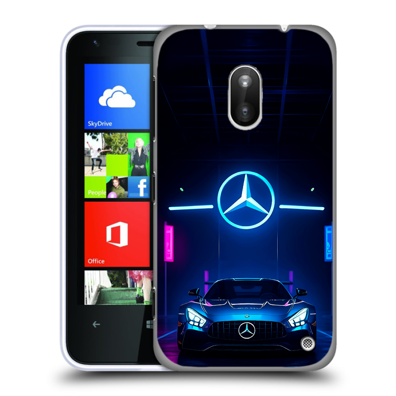 Пластиковый чехол на Nokia Lumia 620 с принтом Mercedes Мерседес Пластиковый чехол на Nokia Lumia 620 с принтом Mercedes Мерседес