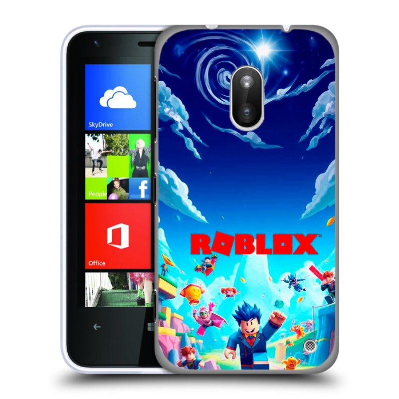 Пластиковый чехол на Nokia Lumia 620 с принтом Roblox Роблокс Пластиковый чехол на Nokia Lumia 620 с принтом Roblox Роблокс