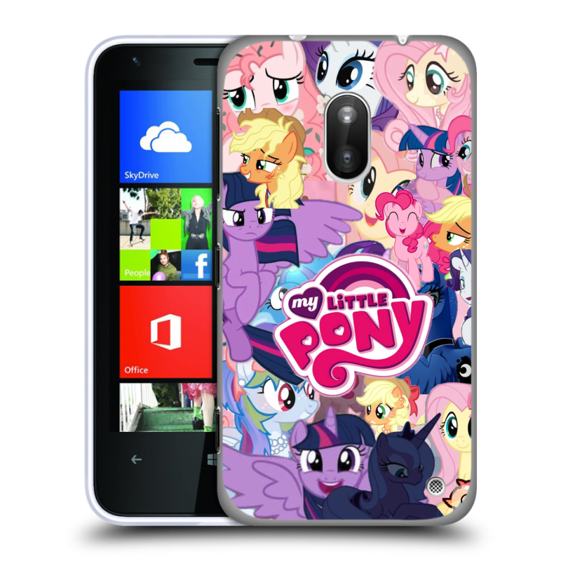Пластиковый чехол на Nokia Lumia 620 с принтом My little pony Дружба чудо Пластиковый чехол на Nokia Lumia 620 с принтом My little pony Дружба чудо