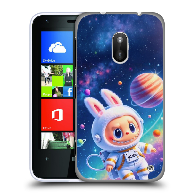 Пластиковый чехол на Nokia Lumia 620 с принтом Labubu Лабубу Пластиковый чехол на Nokia Lumia 620 с принтом Labubu Лабубу