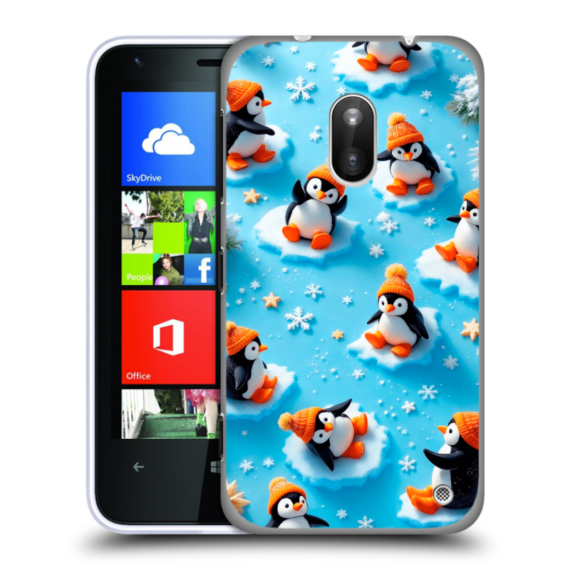 Пластиковый чехол на Nokia Lumia 620 с принтом Новый год Пластиковый чехол на Nokia Lumia 620 с принтом Новый год