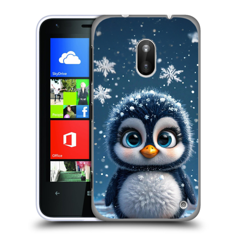 Пластиковый чехол на Nokia Lumia 620 с принтом Новый год Пластиковый чехол на Nokia Lumia 620 с принтом Новый год