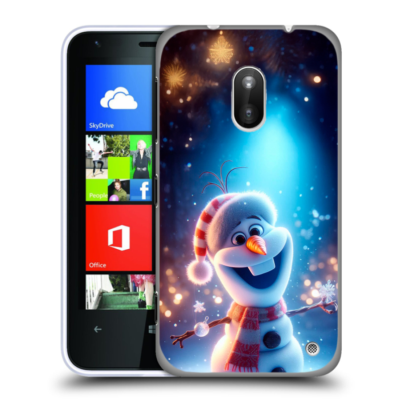 Пластиковый чехол на Nokia Lumia 620 с принтом Новый год Пластиковый чехол на Nokia Lumia 620 с принтом Новый год