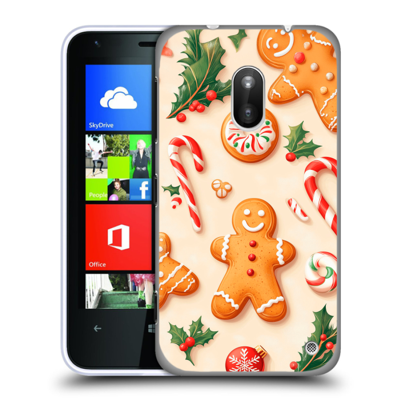 Пластиковый чехол на Nokia Lumia 620 с принтом Новый год Пластиковый чехол на Nokia Lumia 620 с принтом Новый год