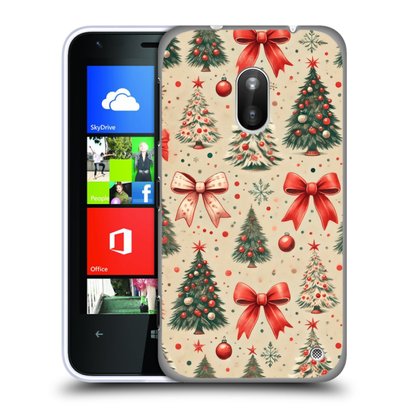 Пластиковый чехол на Nokia Lumia 620 с принтом Новый год Пластиковый чехол на Nokia Lumia 620 с принтом Новый год