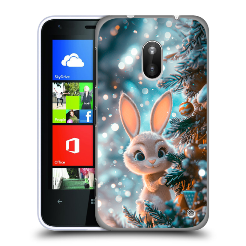 Пластиковый чехол на Nokia Lumia 620 с принтом Новый год Пластиковый чехол на Nokia Lumia 620 с принтом Новый год