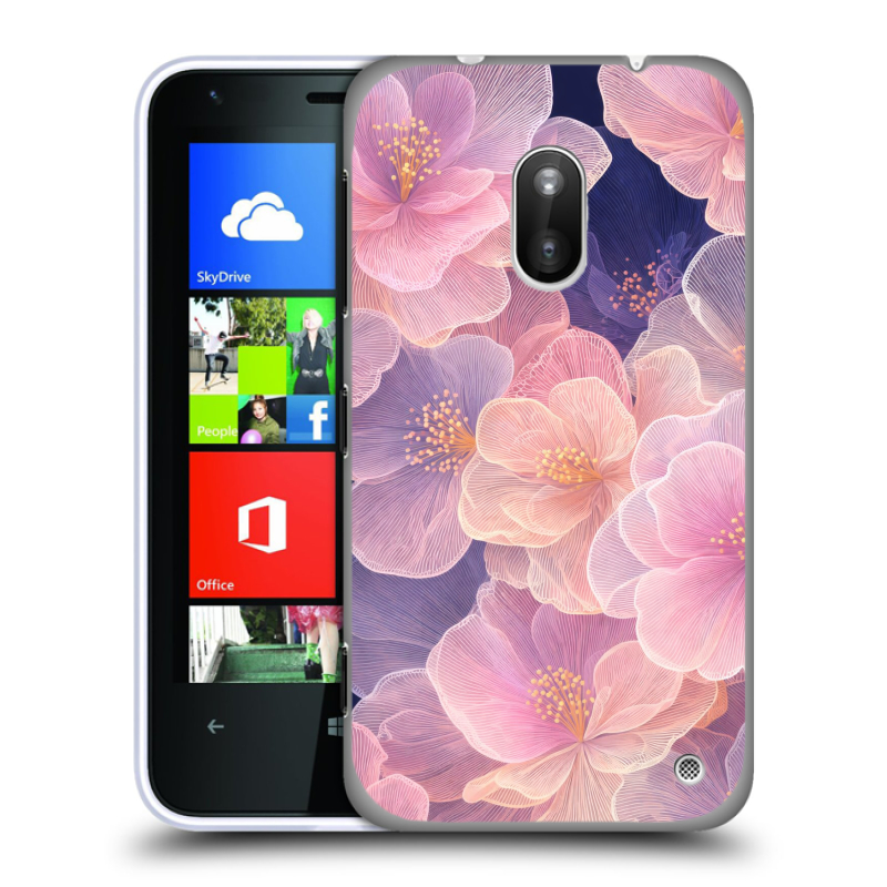 Пластиковый чехол на Nokia Lumia 620 с принтом женский Пластиковый чехол на Nokia Lumia 620 с принтом женский