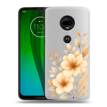 Пластиковый чехол на Motorola Moto G7 с принтом для девушки