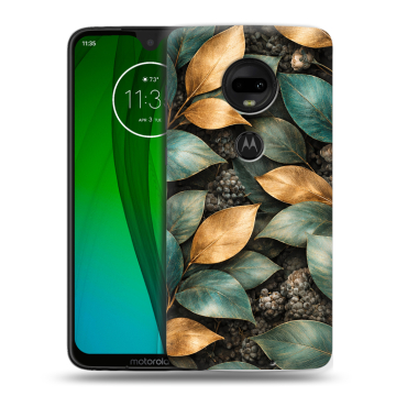 Пластиковый чехол на Motorola Moto G7 с принтом женский