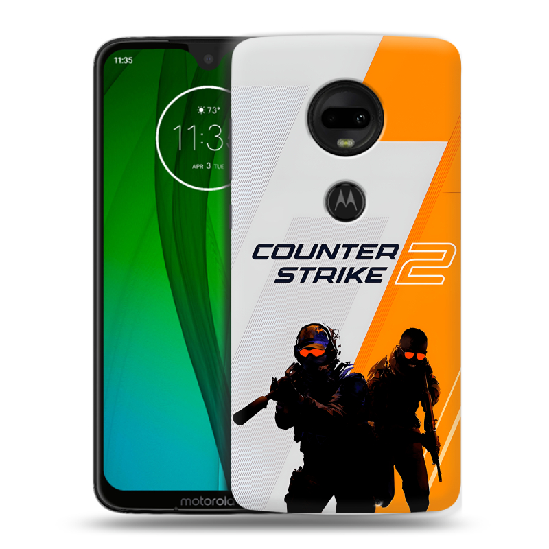 Пластиковый чехол на Motorola Moto G7 с принтом Counter Strike Пластиковый чехол на Motorola Moto G7 с принтом Counter Strike