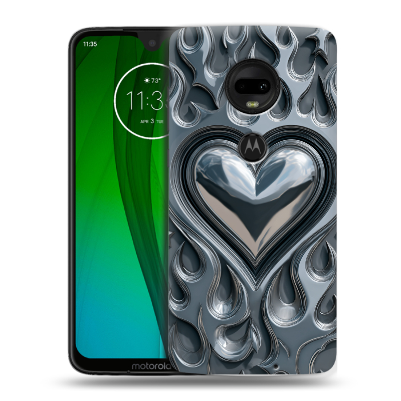 Пластиковый чехол на Motorola Moto G7 с принтом Y2K Пластиковый чехол на Motorola Moto G7 с принтом Y2K