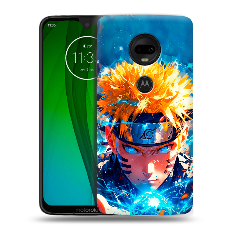 Пластиковый чехол на Motorola Moto G7 с принтом Аниме Наруто Naruto Пластиковый чехол на Motorola Moto G7 с принтом Аниме Наруто Naruto