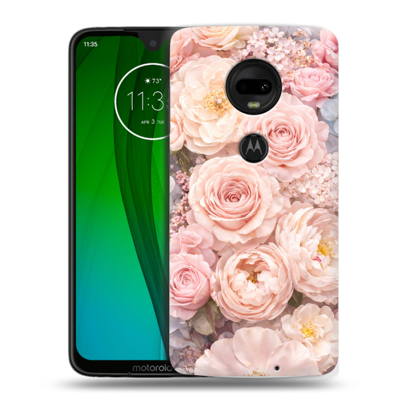 Пластиковый чехол на Motorola Moto G7 с принтом женский Пластиковый чехол на Motorola Moto G7 с принтом женский