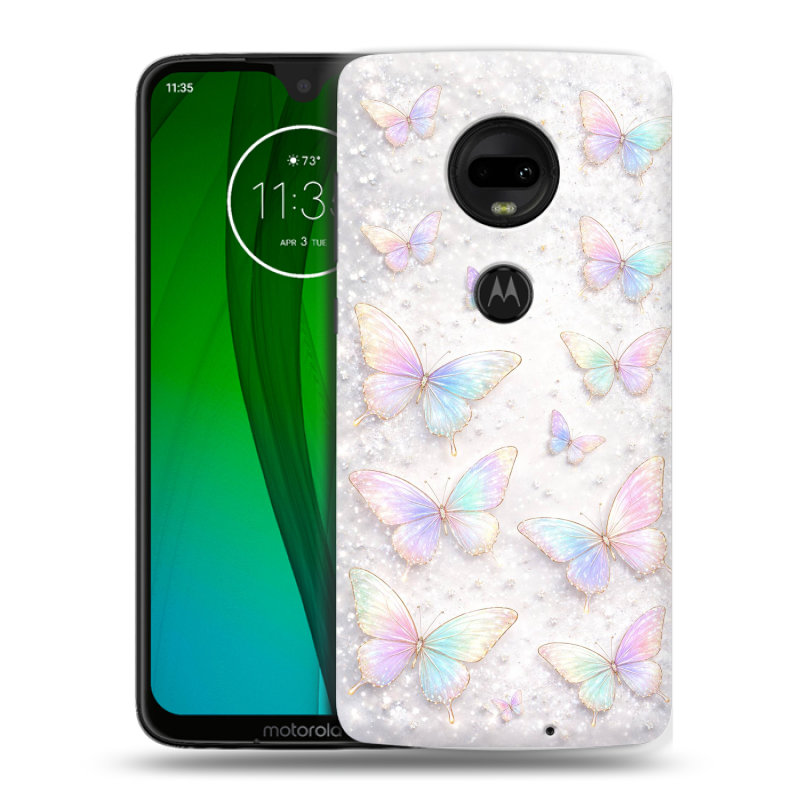 Пластиковый чехол на Motorola Moto G7 с принтом женский Пластиковый чехол на Motorola Moto G7 с принтом женский