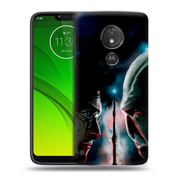 Силиконовый чехол на Motorola Moto G7 Power с принтом Гарри Поттер Harry Potter Силиконовый чехол на Motorola Moto G7 Power с принтом Гарри Поттер Harry Potter