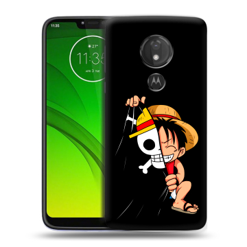 Силиконовый чехол на Motorola Moto G7 Power с принтом One Piece Ван Пис Силиконовый чехол на Motorola Moto G7 Power с принтом One Piece Ван Пис