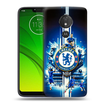 Силиконовый чехол на Motorola Moto G7 Power с принтом Chelsea Челси Силиконовый чехол на Motorola Moto G7 Power с принтом Chelsea Челси