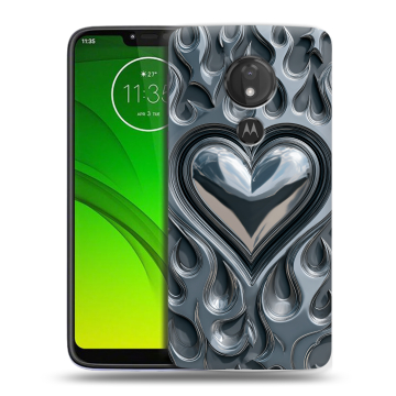 Силиконовый чехол на Motorola Moto G7 Power с принтом Y2K