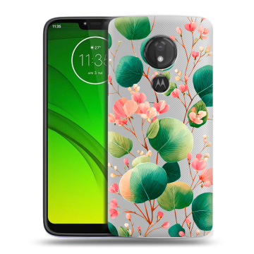 Силиконовый чехол на Motorola Moto G7 Power с принтом женский Силиконовый чехол на Motorola Moto G7 Power с принтом женский