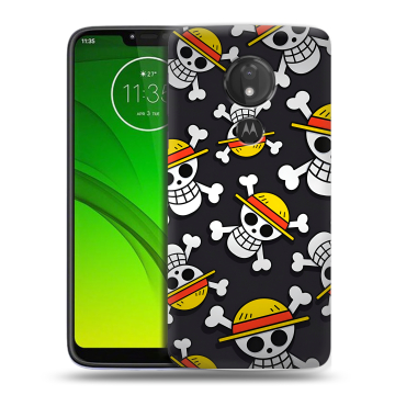 Силиконовый чехол на Motorola Moto G7 Power с принтом One Piece Ван Пис Силиконовый чехол на Motorola Moto G7 Power с принтом One Piece Ван Пис