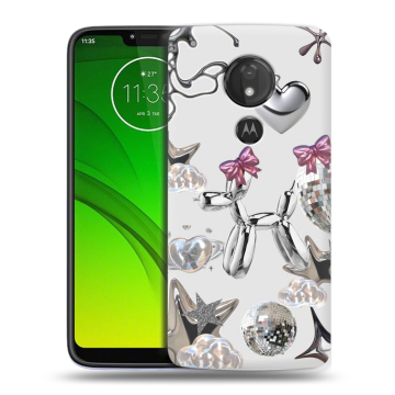 Силиконовый чехол на Motorola Moto G7 Power с принтом Y2K
