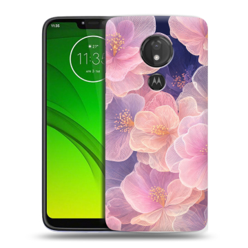 Силиконовый чехол на Motorola Moto G7 Power с принтом женский Силиконовый чехол на Motorola Moto G7 Power с принтом женский