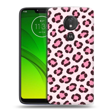 Силиконовый чехол на Motorola Moto G7 Power с принтом для девочек