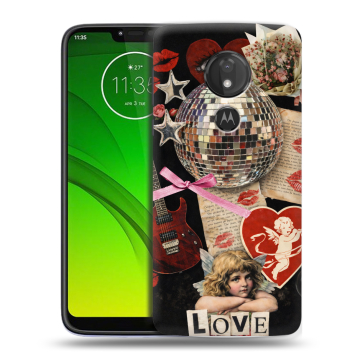 Силиконовый чехол на Motorola Moto G7 Power с принтом для девочек Силиконовый чехол на Motorola Moto G7 Power с принтом для девочек