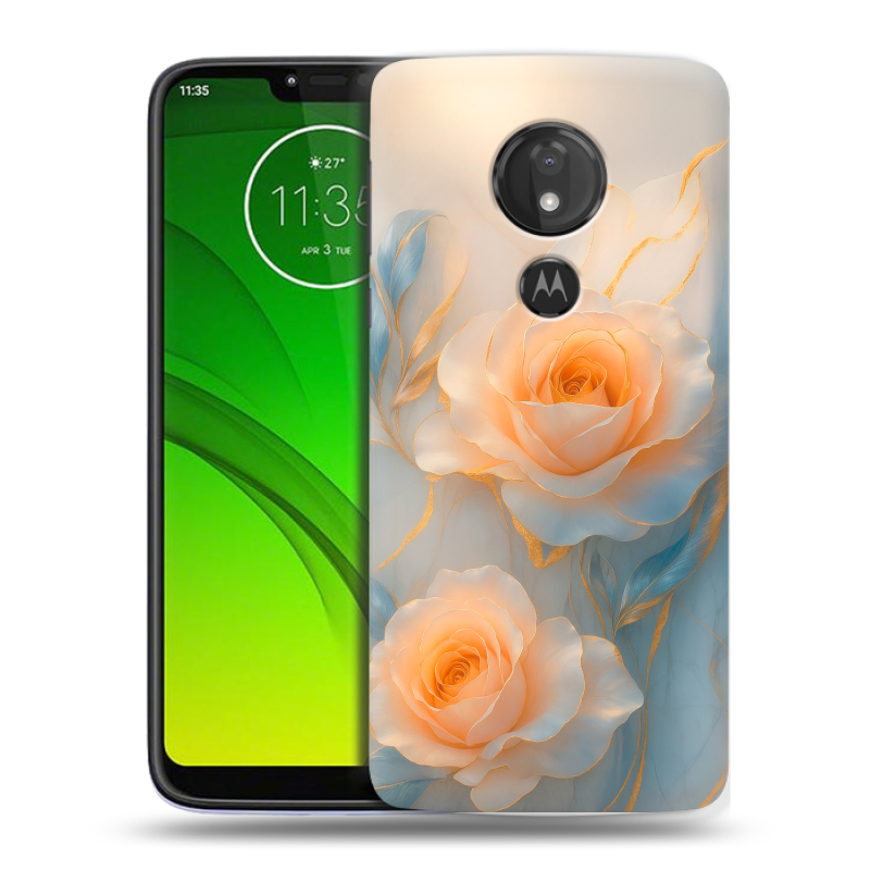 Силиконовый чехол на Motorola Moto G7 Power с принтом Женский Силиконовый чехол на Motorola Moto G7 Power с принтом Женский