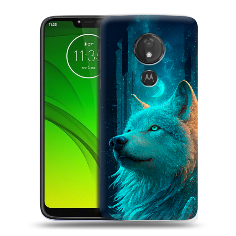 Силиконовый чехол на Motorola Moto G7 Power с принтом бабочки саккура Силиконовый чехол на Motorola Moto G7 Power с принтом бабочки саккура